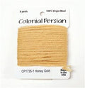 3 Ply Persian Wool "Honey Gold" #1735 Needlepoint Stitching Fiber by Colonial USA Made