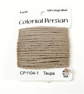3 Ply Persian Wool "Taupe" #1104 Needlepoint Thread by Colonial USA Made