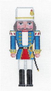 Nutcracker ~ Nutcracker Cossack with Sword handpainted Needlepoint Canvas by Susan Roberts