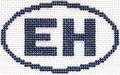 Travel Sign ~ East Hampton, New York SIGN handpainted 13 Mesh Needlepoint Canvas by Silver Needle