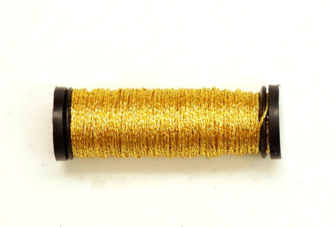 KREINIK BRAID ~ Japan Gold Size #8 (Fine) #321J Braid 10 Meter Spool of Thread for Needlepoint by Kreinik