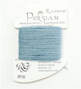 Persian Wool  "Sky Blue" #100 Single Ply Needlepoint Thread by Rainbow Gallery