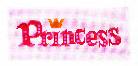 Canvas Insert ~ Princess handpainted ~ BB Insert ~ Needlepoint Canvas by LEE
