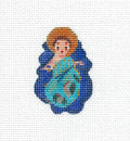 Christmas Nativity ~ BABY JESUS Holy Family handpainted Needlepoint Canvas by Kelly Clark