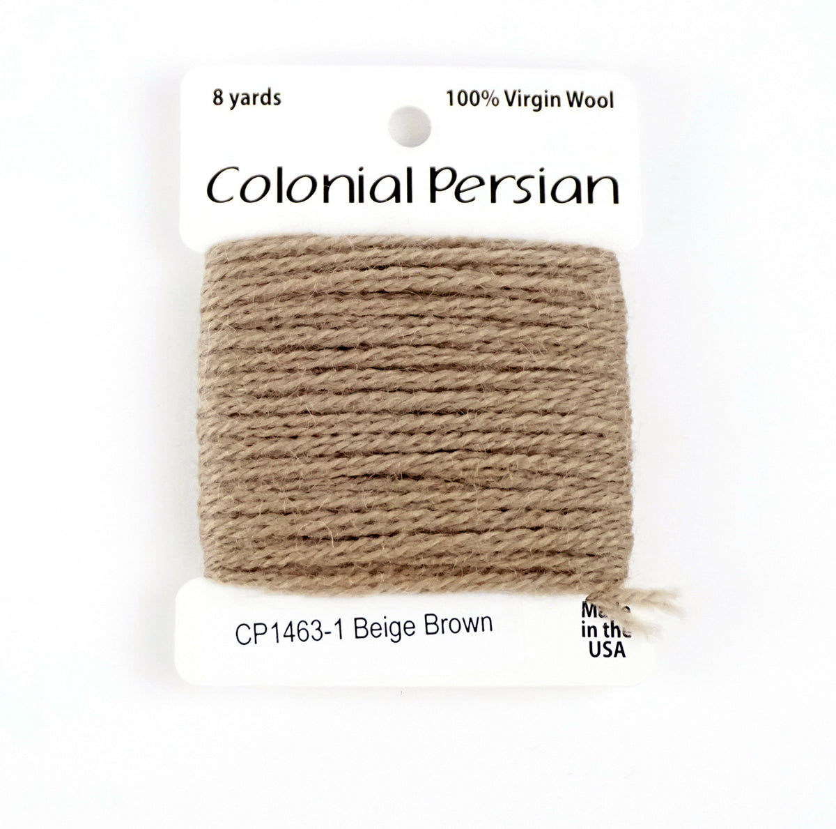 3 Ply Persian Wool  "Beige Brown" #1463 Needlepoint Thread by Colonial ~ USA Made