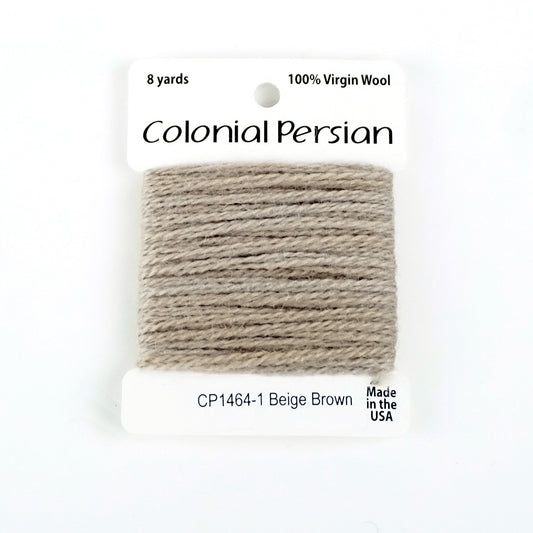 3 Ply Persian Wool  "Beige Brown" #1464 Needlepoint Thread by Colonial ~ USA Made