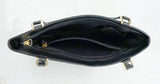 Purse ~ Premium Black Leather Classic Bag Purse BAG 47 for Needlepoint Canvas Insert by LEE ~ RETIRED