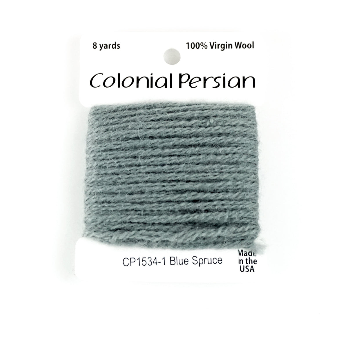 3 Ply Persian Wool  "Blue Spruce" #1534 Needlepoint Thread by Colonial ~ USA Made