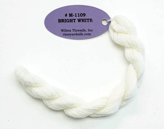MERINO WOOL ~ Merino Wool Thread Bright White #M-1109 Thread for Needlepoint from Wiltex