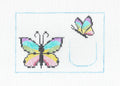 Tooth Fairy Canvas ~ Butterfly Tooth Fairy Pillow  2 Canvas SET, handpainted Needlepoint Canvas by Kathy Schenkel