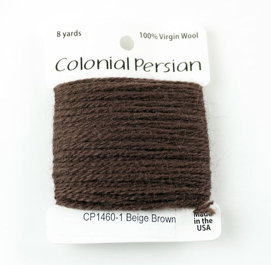 3 Ply Persian Wool  "Beige Brown" #1460 Needlepoint Thread by Colonial ~ USA Made