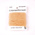 3 Ply Persian Wool "Wicker Brown" #1499 Needlepoint Thread by Colonial ~ USA Made