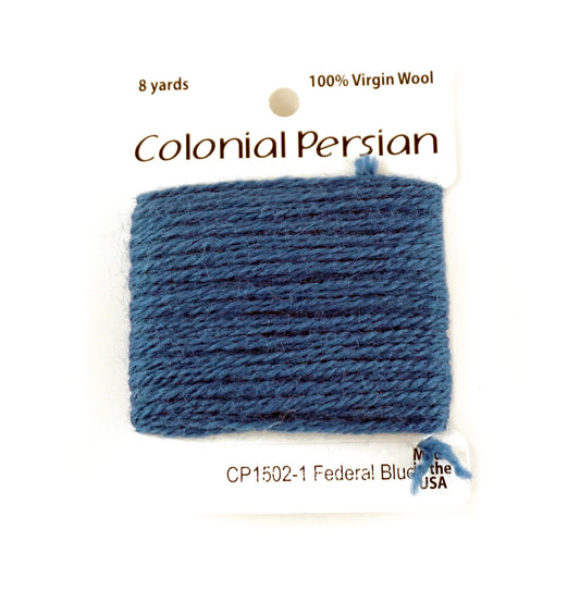 3 Ply Persian Wool "Federal Blue" #1502 Needlepoint Thread by Colonial ~ USA Made