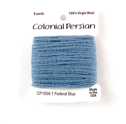 3 Ply Persian Wool "Federal Blue" #1504 Needlepoint Thread by Colonial ~ USA Made