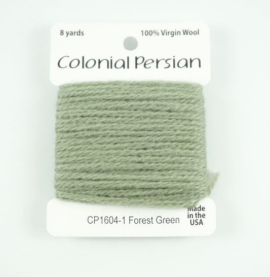 3 Ply Persian Wool "Forest Green" #1604 Needlepoint Thread Colonial ~ USA Made