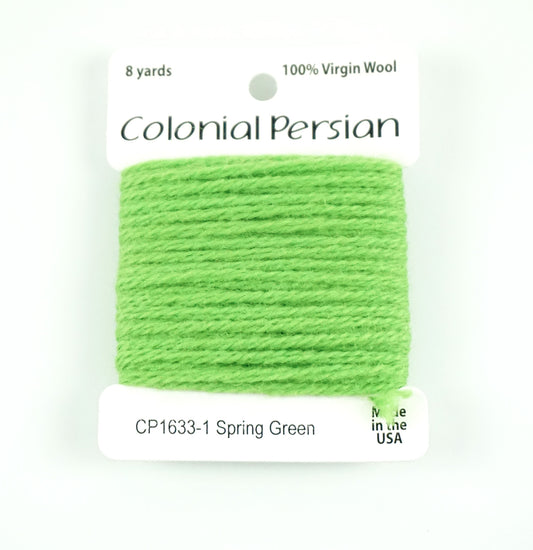 3 Ply Persian Wool "Spring Green" #1633 Needlepoint Thread Colonial ~ USA Made