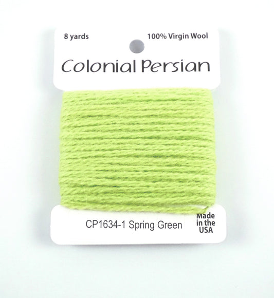 3 Ply Persian Wool "Spring Green" #1634 Needlepoint Thread Colonial ~ USA Made