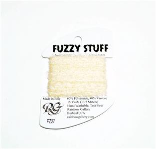 FUZZY STUFF ECRU #FZ27 Stitching Fiber 15 Yard Needlepoint Thread by Rainbow Gallery