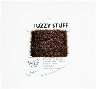 FUZZY STUFF DARK BROWN #FZ07 Stitching Fiber 15 Yd Needlepoint Thread Rainbow Gallery