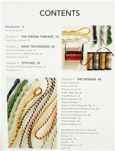 Book ~ Metallic Thread Embroidery Instructions Needlepoint BOOK by Jacqueline Kreinik