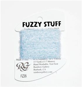 FUZZY STUFF PALE BLUE #FZ35 Stitching Fiber 15 Yard Needlepoint Thread Rainbow Gallery