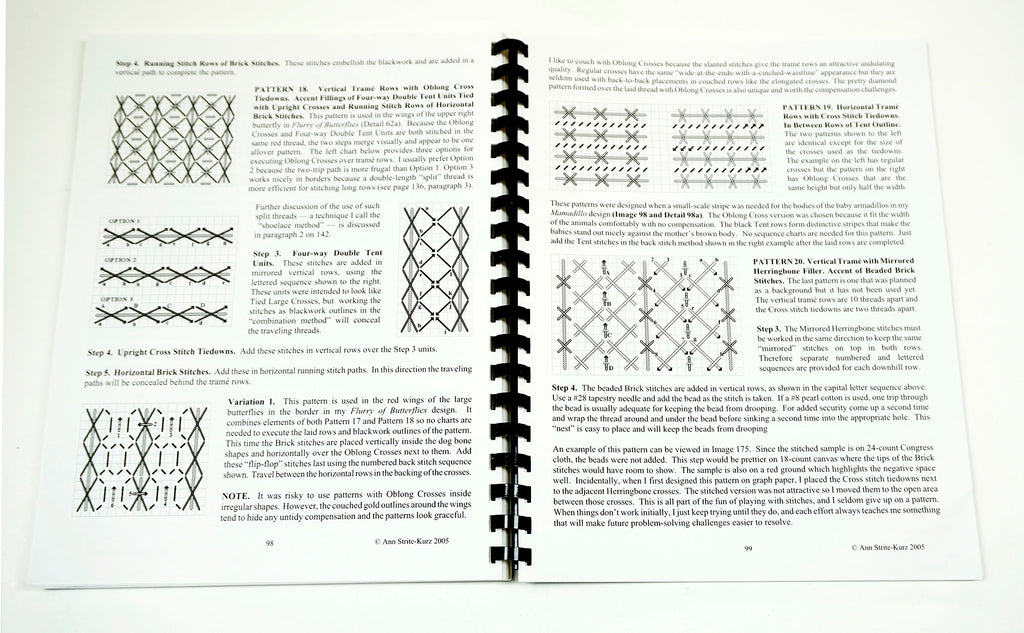 BOOK ~ "Creative Canvas Couching" Needlepoint Book and PC Disc by Ann Strite-Kurz 145 Pages