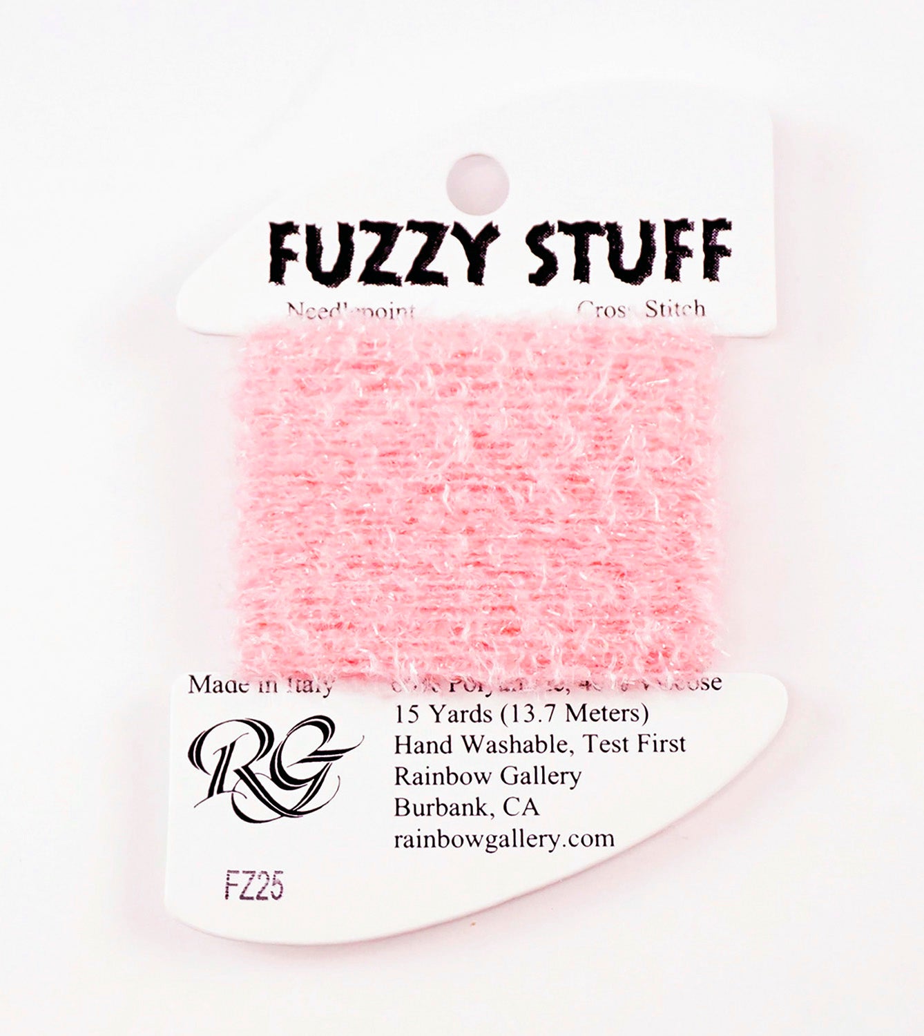 Fiber ~ FUZZY STUFF Light Pink #FZ25 Stitching Fiber 15 Yd Needlepoint ...