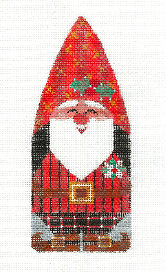 Gnome ~ Gniles the Gnome handpainted 18 mesh Needlepoint Ornament Canvas by CH Designs from Danji