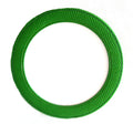 Accessory ~ Green Leather Magnetic Coaster or Ornament Holder for Needlepoint Canvas by LEE