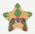 Animal STAR ~ MOOSE Star handpainted Needlepoint Canvas by Raymond Crawford