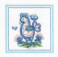 Hadley Pottery ~ CHICKEN handpainted Needlepoint Canvas 5"x 5" SQ. by Silver Needle