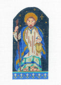 Christmas Nativity ~ JOSEPH Holy Family handpainted 18 Mesh Needlepoint Canvas by Kelly Clark