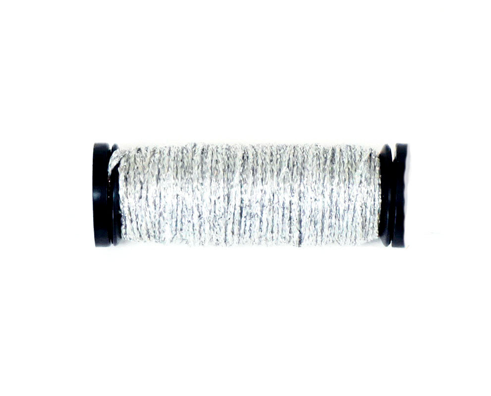 KREINIK BRAID ~ Japan Silver Size #12 (Medium) #001J Braid 10 Meter Spool of Thread for Needlepoint by Kreinik