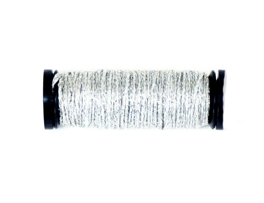 KREINIK BRAID ~ Japan Silver Size #12 (Medium) #001J Braid 10 Meter Spool of Thread for Needlepoint by Kreinik