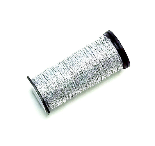 KREINIK BRAID ~ Silver Size #12 (Medium) #001 Braid 10 Meter Spool of Thread for Needlepoint by Kreinik