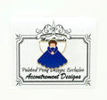 Magnet ~ Dark Blue Angel Magnet Needle Holder for Needlepoint, Sewing by Accountrement Designs ~ Painted Pony