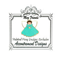 Magnet ~ Teal colored Angel Magnet Needle Holder for Needlepoint, Sewing by Accountrement Designs ~ Painted Pony