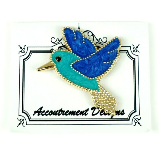 Magnet ~ "HUMMINGBIRD" Magnet Needle Holder for Needlepoint, Sewing Accountrement Designs
