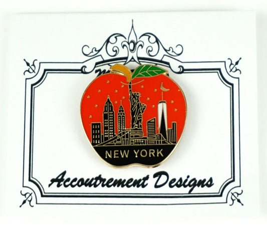 Magnet ~ NEW YORK "Big Apple" Magnet Needle Holder for Needlepoint, Sewing Accountrement Designs