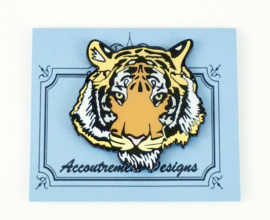 Magnet ~ "Tiger Face" LG. Magnet Needle Holder for Needlepoint, Sewing Accountrement Designs