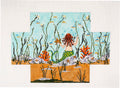 Brick Cover ~ MERMAID Underwater Brick Cover handpainted  13 Mesh Needlepoint Canvas by Needle Crossings
