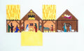 3-D Christmas Nativity ~ Holy Family 3-D NATIVITY BUILDING 18 Mesh handpainted Needlepoint Ornament Susan Roberts
