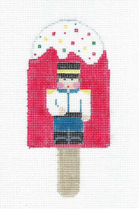 Dream Bar ~ Nutcracker Soldier Dream Bar handpainted Needlepoint Canvas by Kathy Schenkel