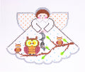 Angel ~ "What a Hoot" Angel & Charms handpainted Canvas with Owl by Painted Pony
