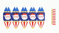 3-D Ornament ~ 3-D Santa Faces Hot Air Balloon 18 Mesh handpainted Needlepoint Canvas by Susan Roberts