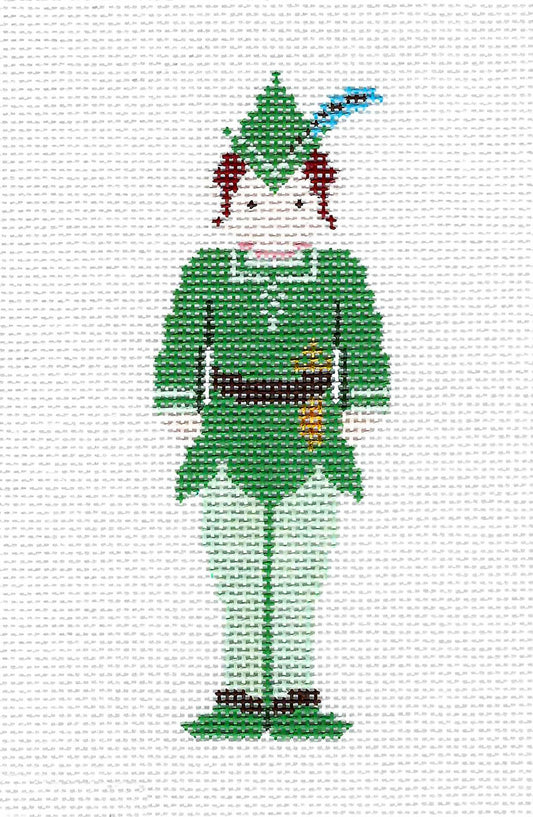 Child's ~ "Peter Pan" from the Peter Pan Story handpainted Needlepoint Canvas by Petei
