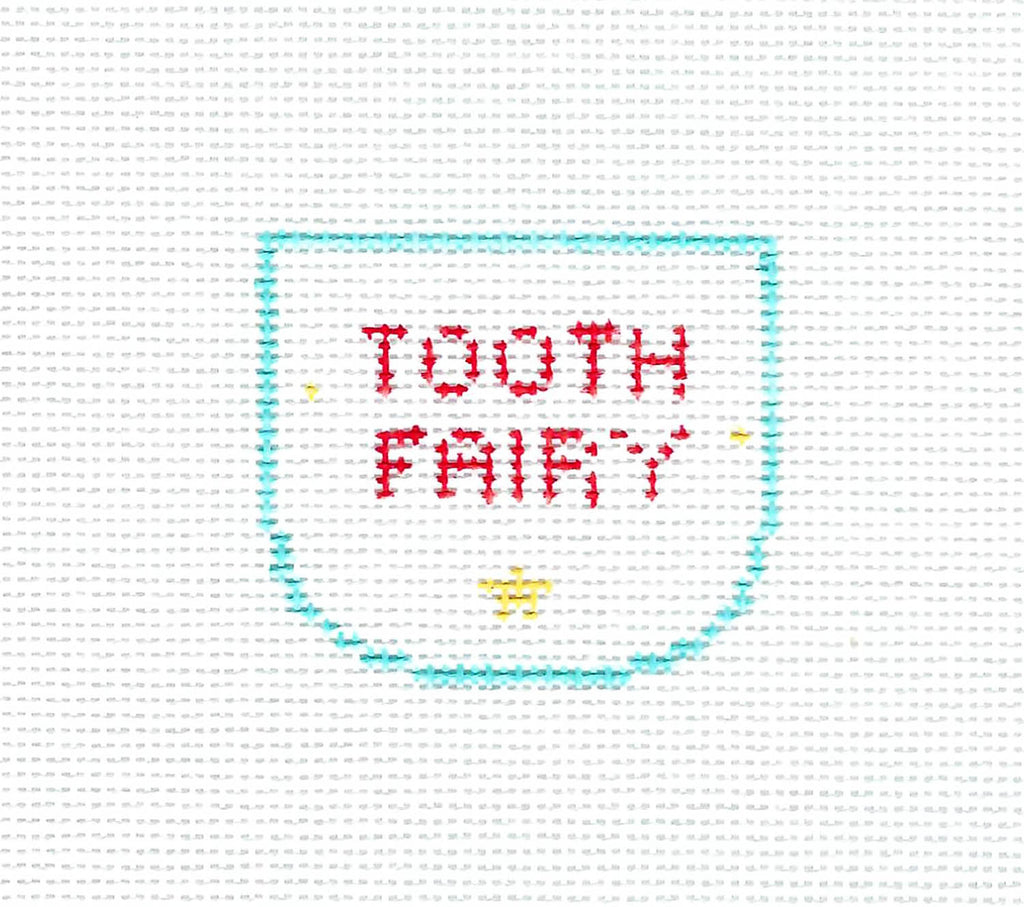Tooth Fairy Canvas ~ Tooth Fairy Pillow PIRATE SHIP  2 Canvas SET, HP Needlepoint Canvas by Kathy Schenkel