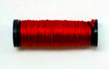 SILK SERICA #1116 Deep Christmas Red 11 Yard Spool 3 Ply Fiber for Needlepoint by Kreinik