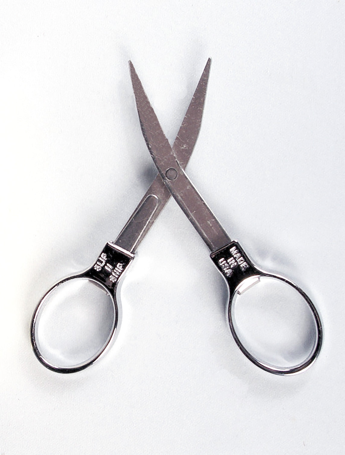 Scissors ~ Folding Silver "Slip-N-Snip" Scissors for Needlepoint and Embroidery,  Great for Travel