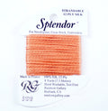 SPLENDOR SILK  #S1018 "Med. Salmon" Needlepoint Stitching Thread by Rainbow Gallery